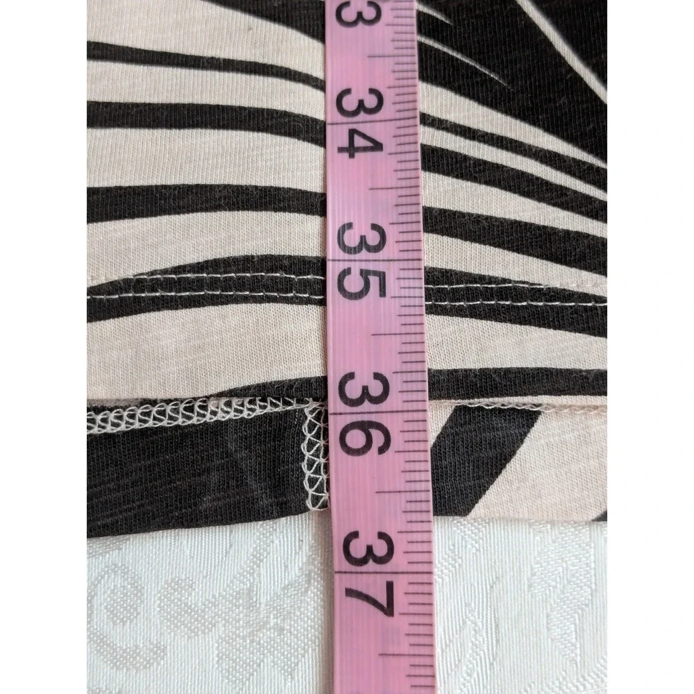 Sanctuary Organic Cotton Rayon Blend Night Palm Tshirt Dress Beach Tropical L - Picture 8 of 9
